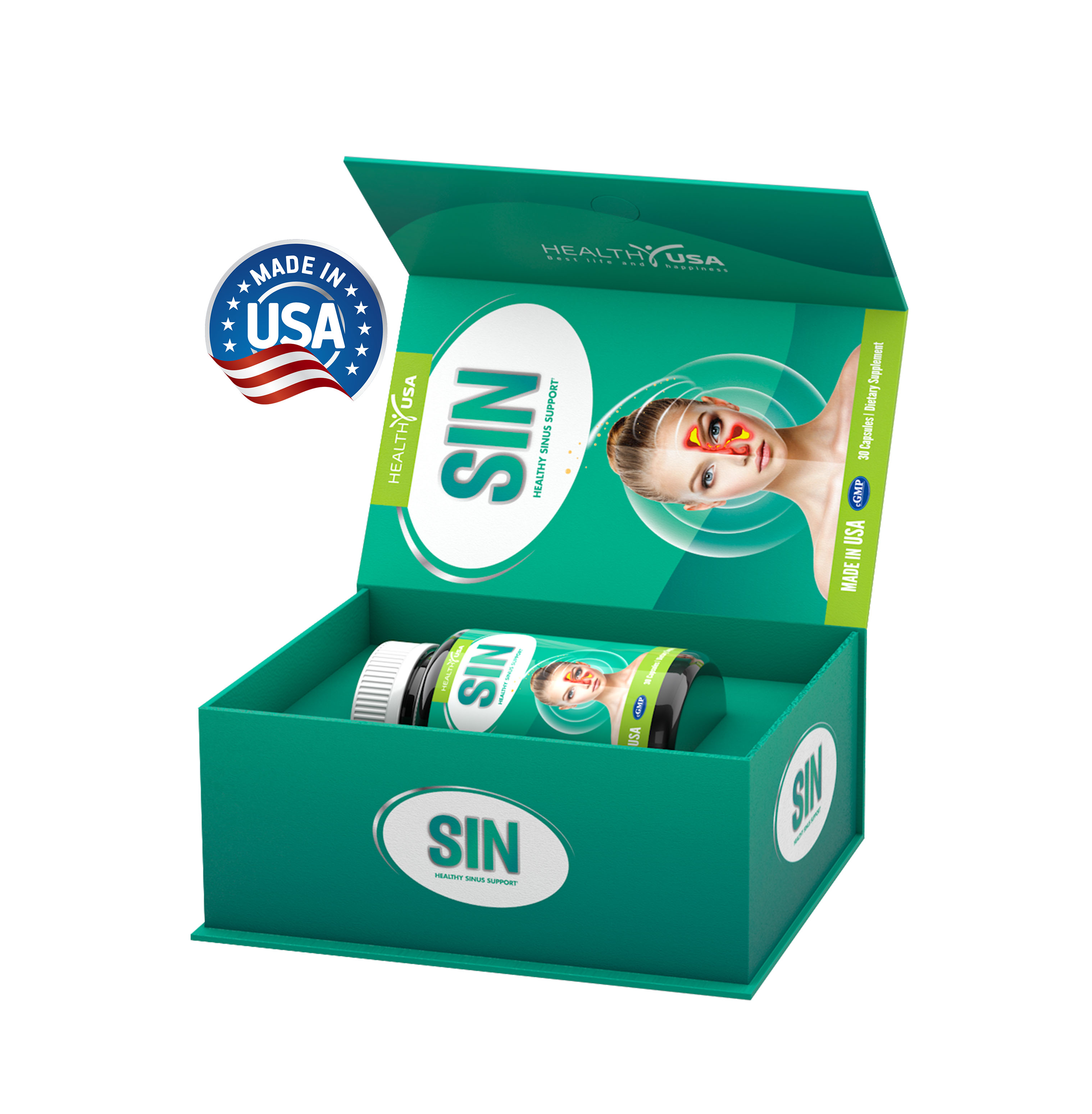 Sin – giảm viêm mũi, viêm xoang